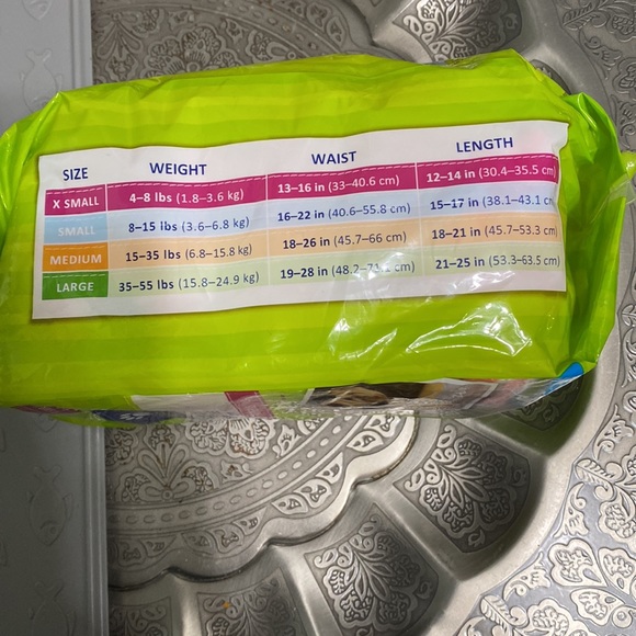 Top Paw fashion Diapers-size XS - Picture 3 of 3